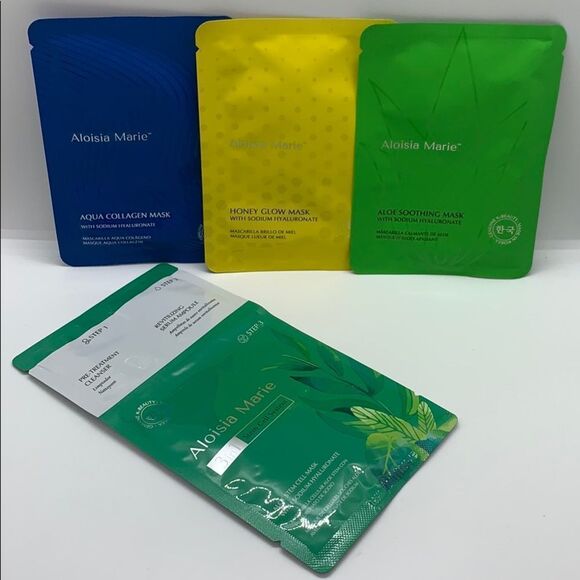 NWT Aloisia Beauty Sheet Mask Bundle (4) - Picture 1 of 9